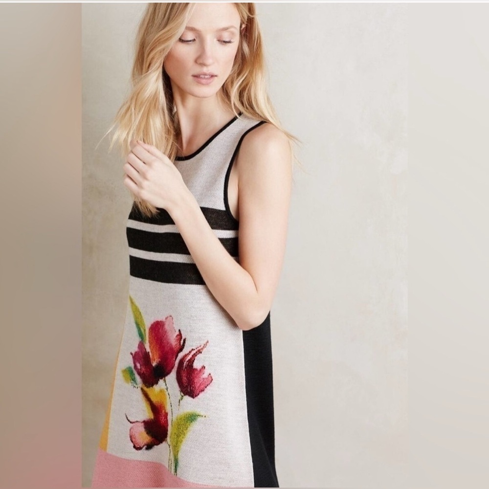 Anthropologie Troubadour Petale Sweater Dress XS